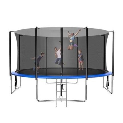 Heavy Duty 12ft Trampoline With Safety Enclosure – Free Delivery And Assembly