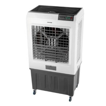Geepas GAC16019 100L Air Cooler – Ice Box Technology, 800 m³/h Airflow, 3 Speeds, 4-Way Oscillation, 450W