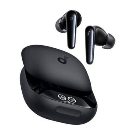 Anker Soundcore Liberty 4 Pro Noise Cancelling Earbuds – 7-Sensor Adaptive ANC, Smart Display Case, 40H Battery