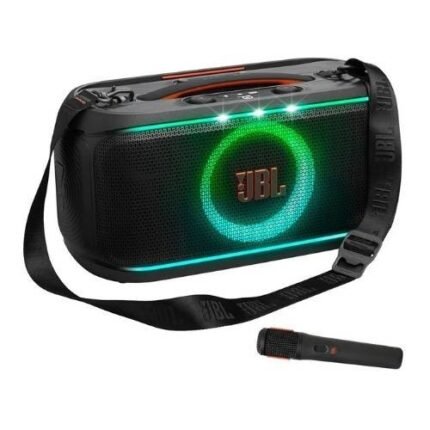 JBL PartyBox On-The-Go 2 Portable Bluetooth Party Speaker With Wireless Mic And Lightshow
