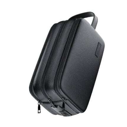 Green Lion Lyon Plus Fingerprint Pouch Bag – Smart Anti-Theft PU Leather