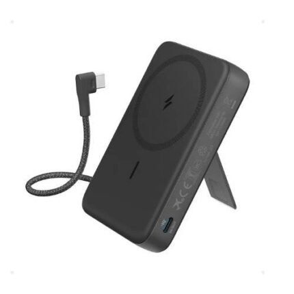 Anker Zolo MagSafe Power Bank 10,000mAh 30W Wireless Charging With Flexible Stand And Built-in USB-C Cable