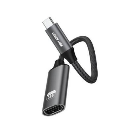 Green Lion 4K USB-C to HDMI Cable 2m Braided – 4K@60Hz, Mirror/Extend Mode