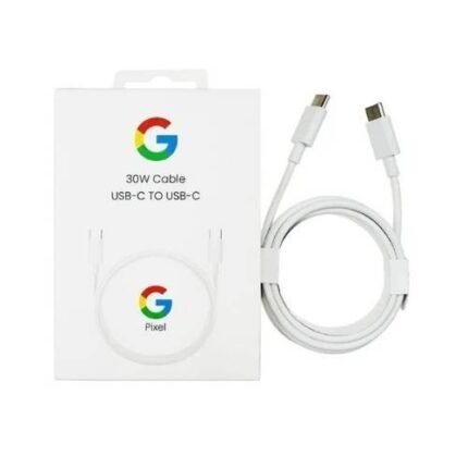 Google 30W USB-C Cable – Fast PD Charging Type-C to Type-C, 1m Durable
