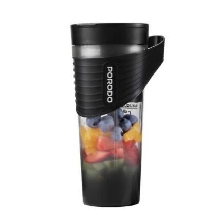 Porodo Fresh Mix Portable Blender 480ml – 4000mAh Battery, Reusable Straw