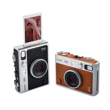 Fujifilm INSTAX Mini EVO Hybrid Instant Camera – USB-C | Digital Preview, 100 Creative Effects, Selfie Mirror