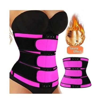 Waist Trainer Slimming Belt – Instant Hourglass Shape, Sweat-Enhancing, Adjustable