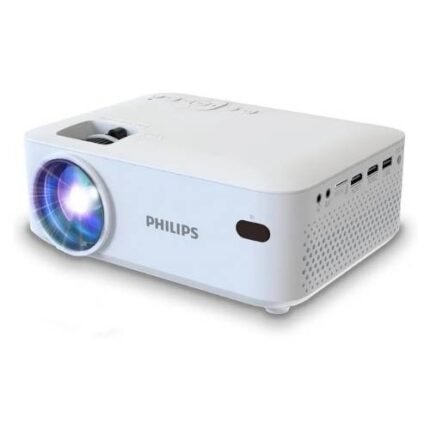 Philips NeoPix 100 LED Home Projector - 65 Inch Screen, HDMI, USB, Stereo Speakers