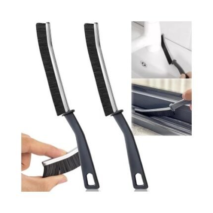 2PCS Gap Cleaning Brush Set – Hard Bristle Crevice Cleaner For Bathroom, Kitchen Tiles And Shutters