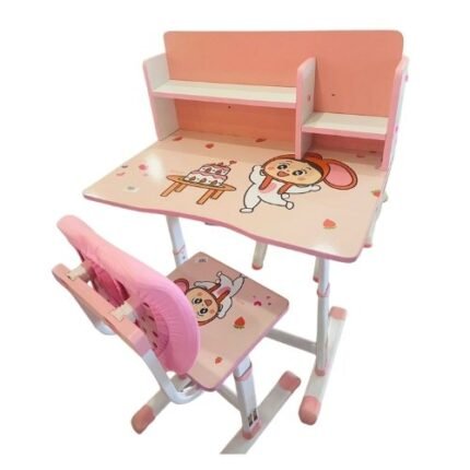 Height-Adjustable Kids Study Table and Chair Set