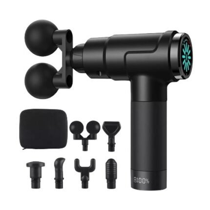 MDHL Smart Fascia Gun Massage Gun Deep Tissue - Cordless Percussion Massager With 6 Heads