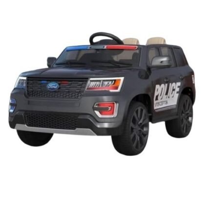 2 Seater Police Ride On Car 12V For Kids With Remote Control And Siren
