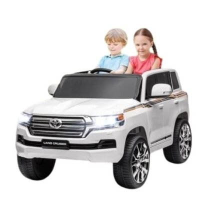 Toyota Land Cruiser Kids 2 Seater Battery Powered Ride On Car With Remote Control – 12V 4 Wheeler