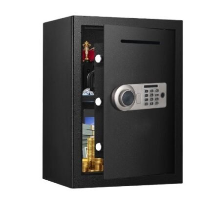 Electronic Safe Box 15kg - Digital Security Safe With Key AL002-50
