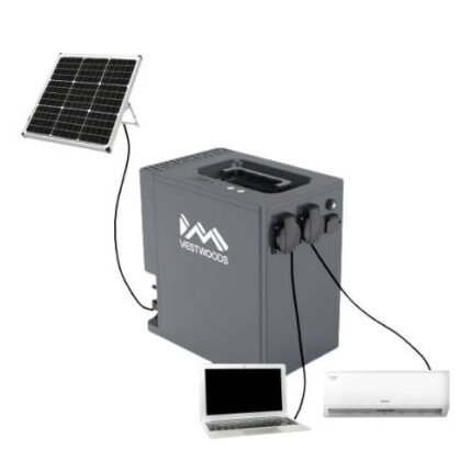 Vestwoods 1000W Portable Power Station 2000Wh LiFePO4 Solar Power Bank