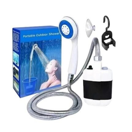 Portable Rechargeable Electric Camping Shower Pump | Handheld Outdoor Shower Gun