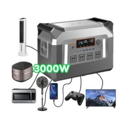 3000W Portable Power Station Solar Generator - High Capacity Backup Power