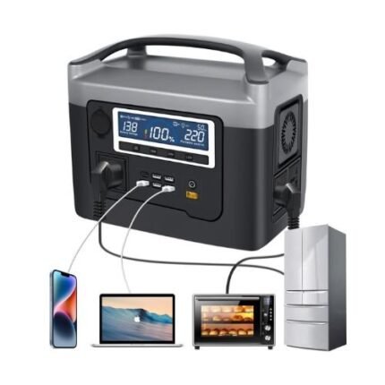LC Star 1200W Portable Power Station 1280Wh Solar Generator
