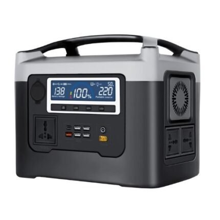 LC Star 600W Portable Power Station Solar Generator With LiFePO4 Battery