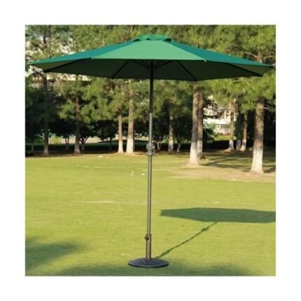 Adjustable Outdoor Patio Umbrella With Stand And Base