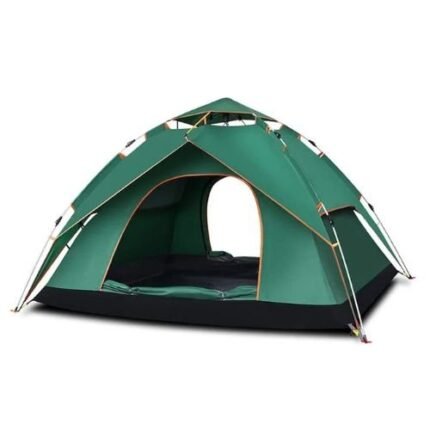 Portable 2-4 People Automatic Pop-Up Tent For Camping – Waterproof Family Tent