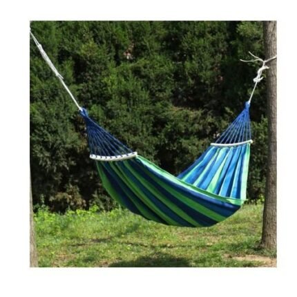 Outdoor Camping Hammock With Straps And Carabiners – Portable Travel Hammock
