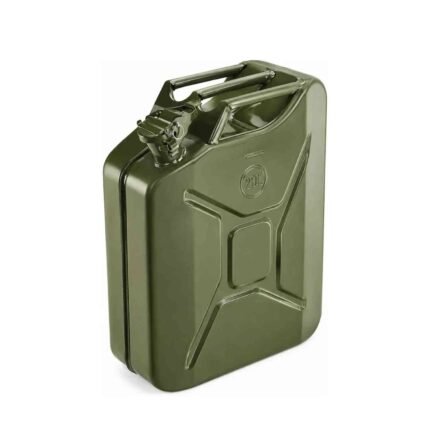 Metal 20 Litre Steel Fuel Canister Jerry Can - Leak Proof Diesel Fuel Container