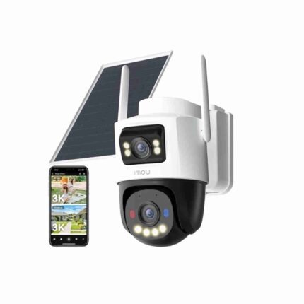 IMOU AOV Dual 10MP Solar 360° PTZ Outdoor Security Camera 4G LTE WiFi Dual Lens Auto Tracking Vehicle Detection