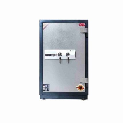 95kg Fireproof Safe With Dual Key Locks And Adjustable Shelf - Heavy Duty Home And Office
