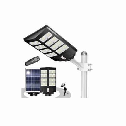 Solar Street Lights 1000W Outdoor Motion Sensor LED With Remote - 100000LM Dusk To Dawn IP66 Waterproof