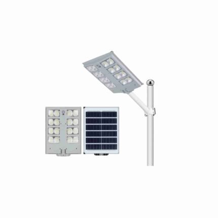 Alltop 2000W Solar LED Street Light - 6V 20W Polycrystalline Panel, LiFePO4 15AH Battery, 160 lm/W, 5-7m Mount With 1 Year Warranty
