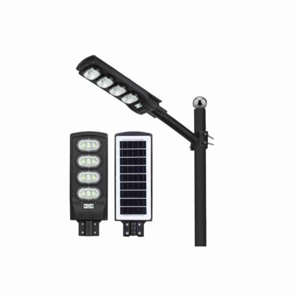 Alltop 200W Solar LED Street Light - 4.5V 15W Polycrystalline Panel, LiFePO4 3.2V 12AH Battery, 160 lm/W, 6-7m Height