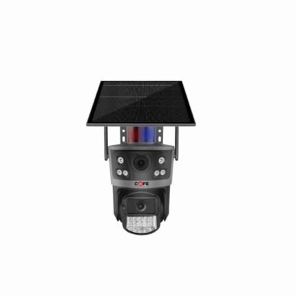 COFE Dual Lens Solar AI PTZ 4G Camera CF-4G-PTSL24-A-DL Pro | 10X Zoom | 10 Days Backup
