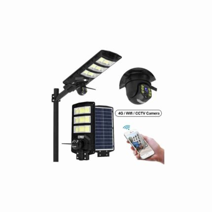 Alltop 600W Solar Camera Street Light | WiFi, Human Detection And 360° Pan Tilt 2-in-1
