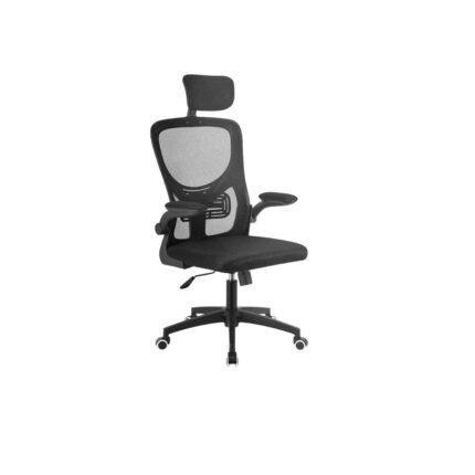 Ergonomic Mesh Office Chair With Lumbar Support And Adjustable Headrest